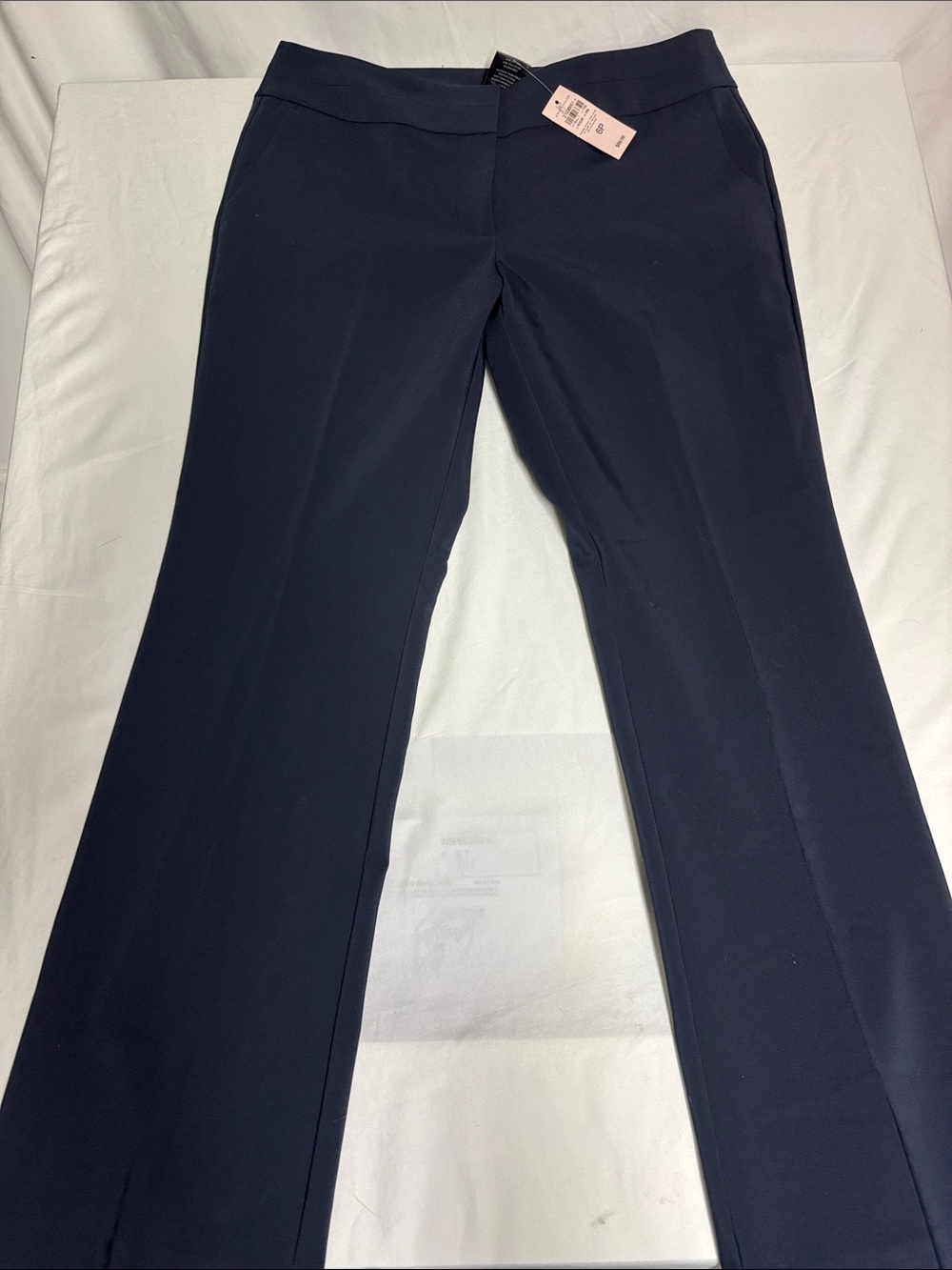 Ann Taylor Modern Trouser Pants 6P Petite Navy Blue NWT Stretch Career
